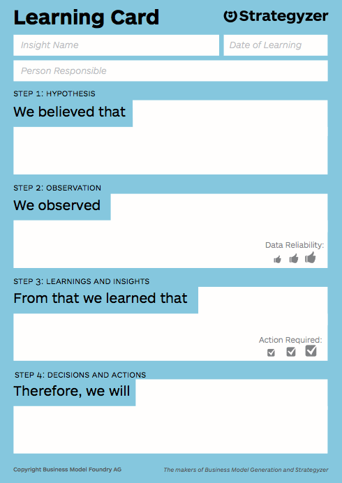 Learning Card