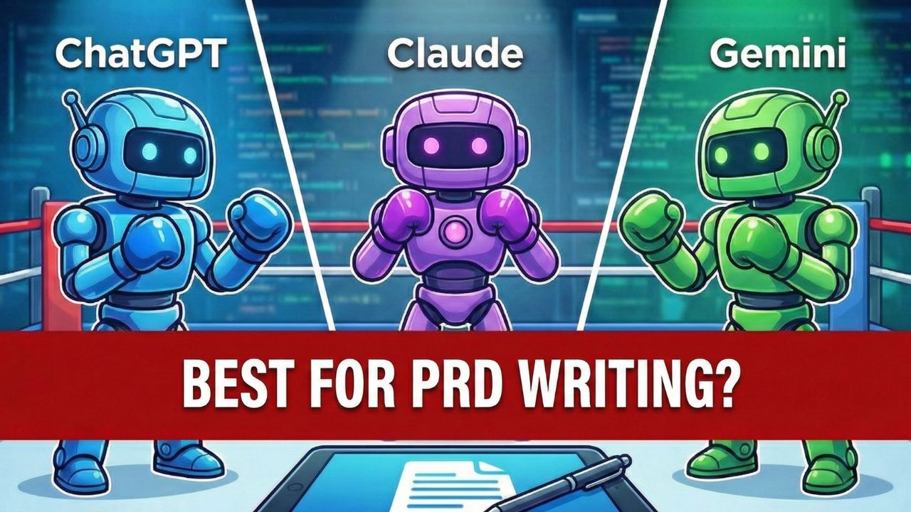 Comparison of ChatGPT, Claude, and Gemini for Product Management