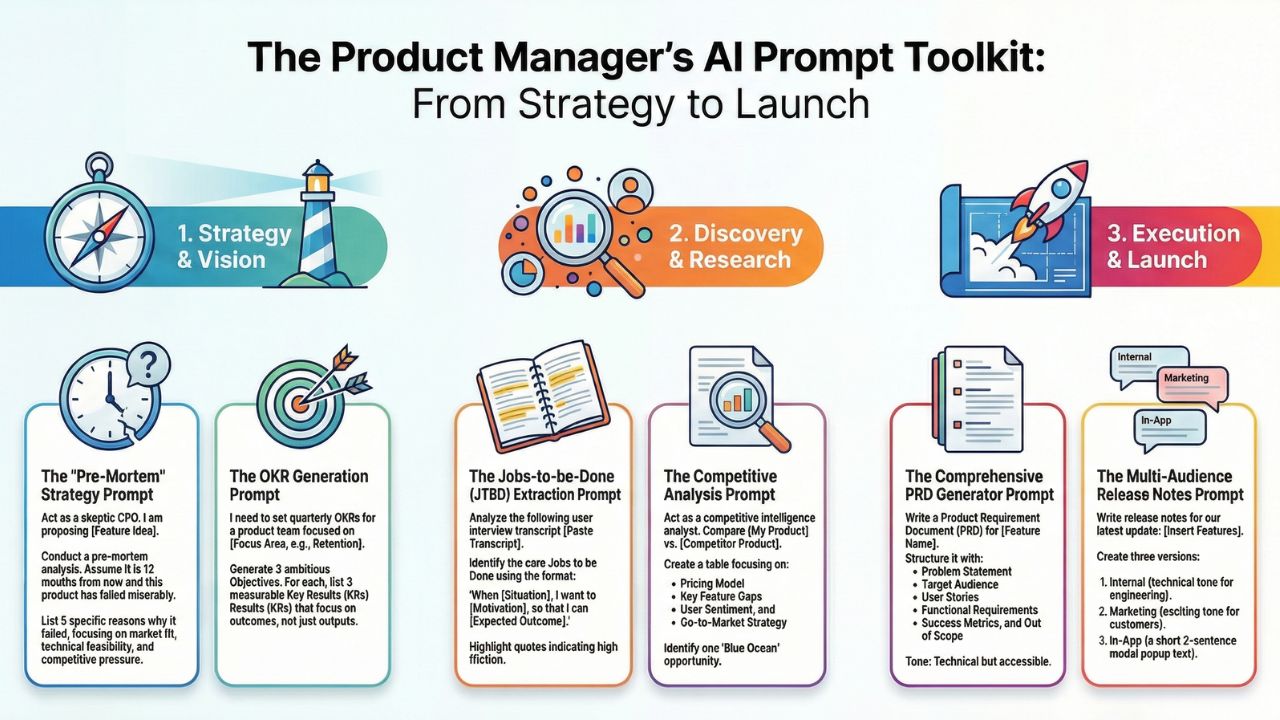 Top AI Prompts for Product Managers 2026