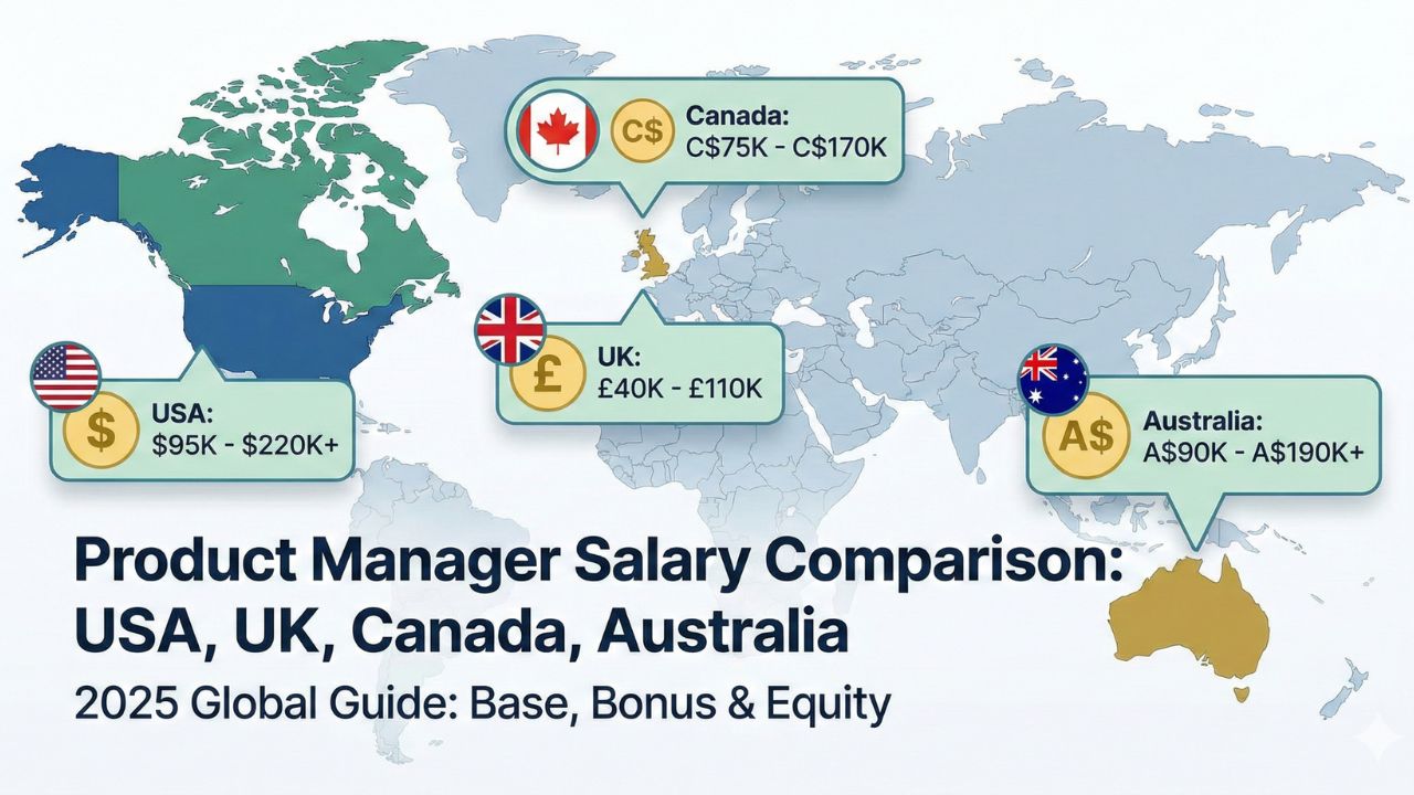 Product Manager Salary Comparison Map