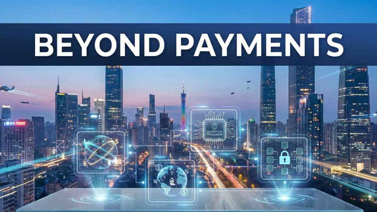 A simple diagram showing a SaaS platform adding financial services to increase revenue.