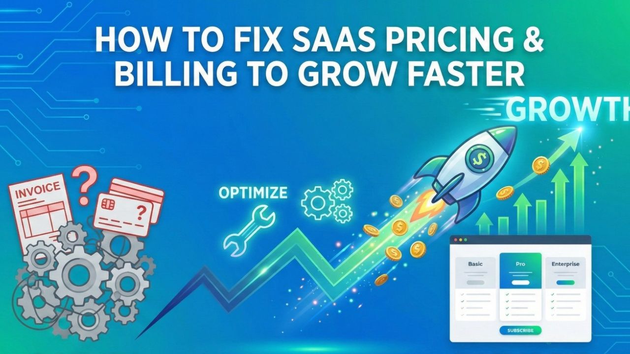 A dashboard showing SaaS pricing strategy and revenue growth.